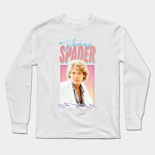 James Spader - Retro Aesthetic Style Fan Art Design Long Sleeve T-Shirt
